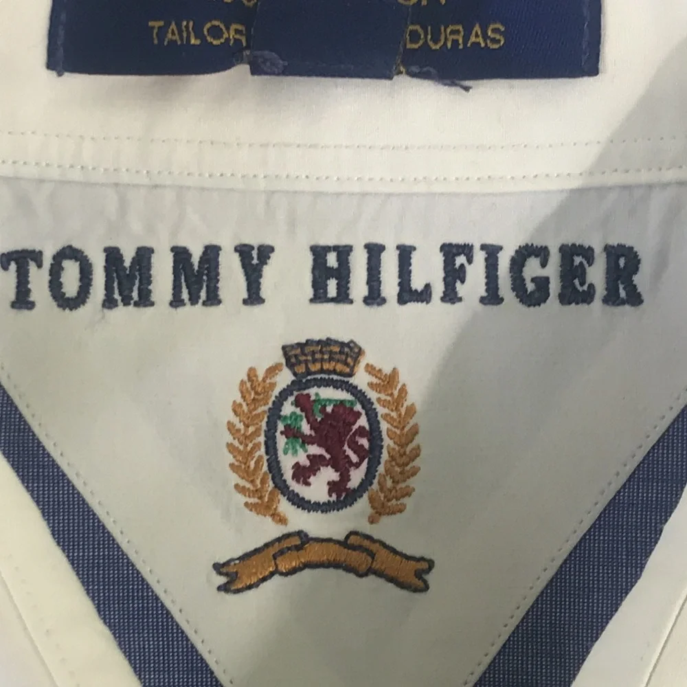 Tommy Hilfiger Mens Tailored Button Down Dress Shirt - Picture 9 of 10